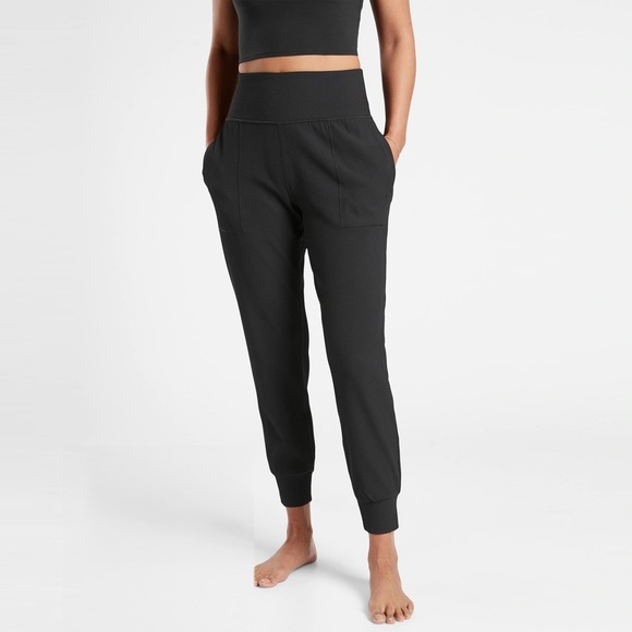Athleta - Salutation Rib Jogger Pant - Black - Picture 1 of 15